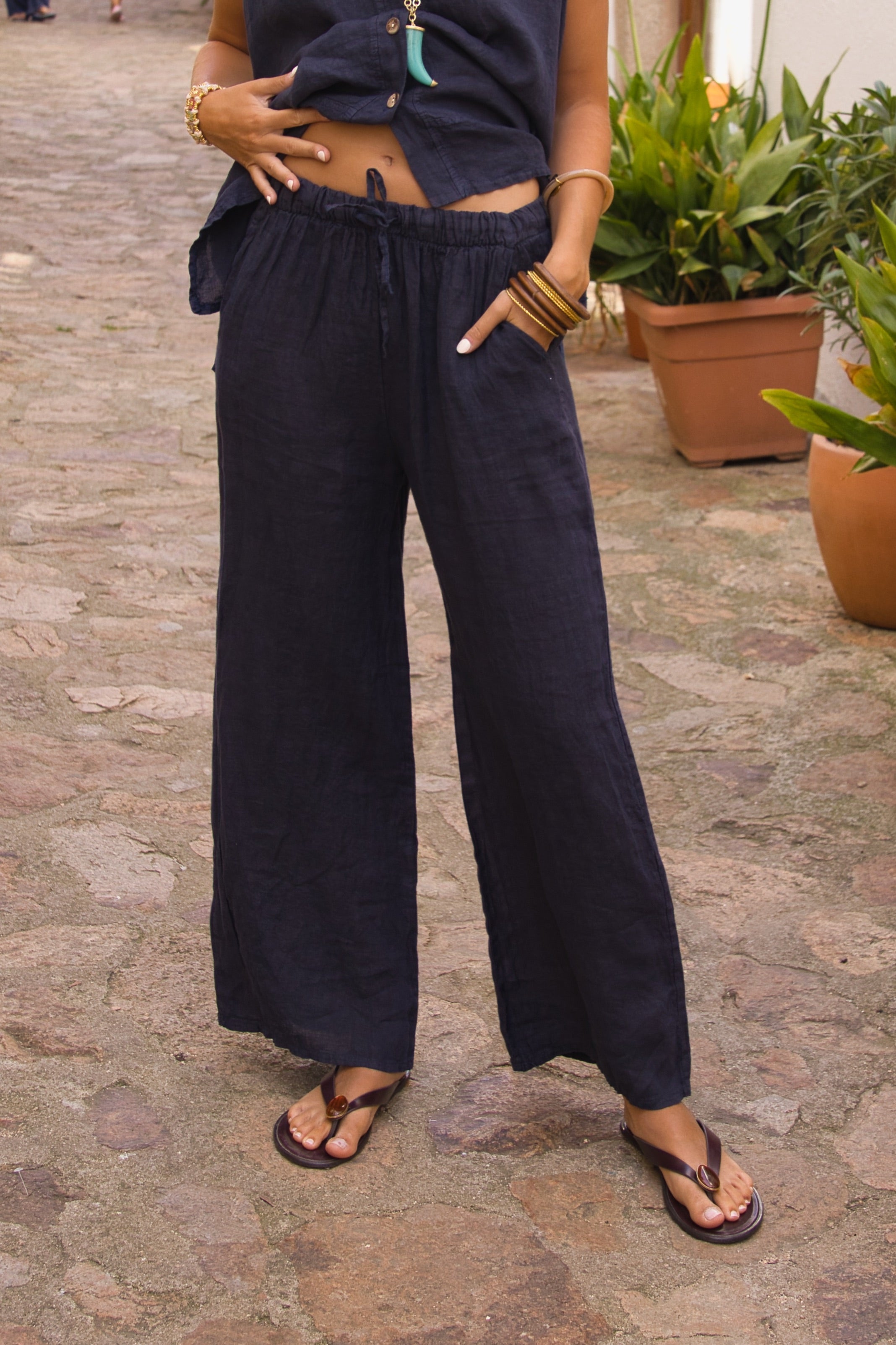 Pantalón Lino Cala