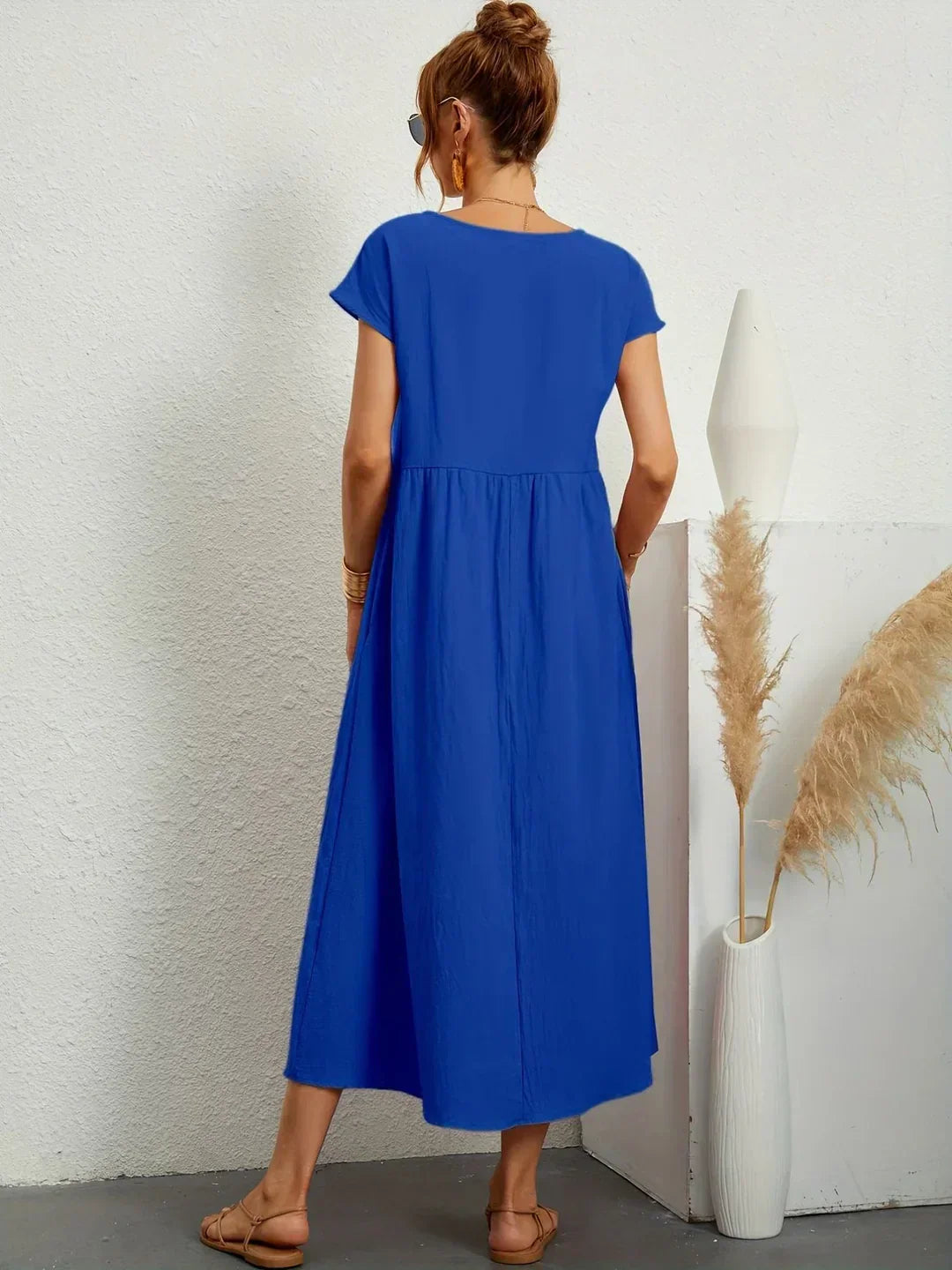 GABRIELA™ | VESTIDO MIDI FLUIDO DE ELEGANCIA ATEMPORAL