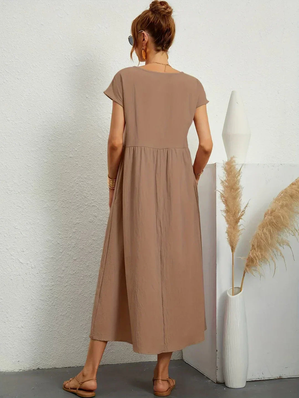 GABRIELA™ | VESTIDO MIDI FLUIDO DE ELEGANCIA ATEMPORAL