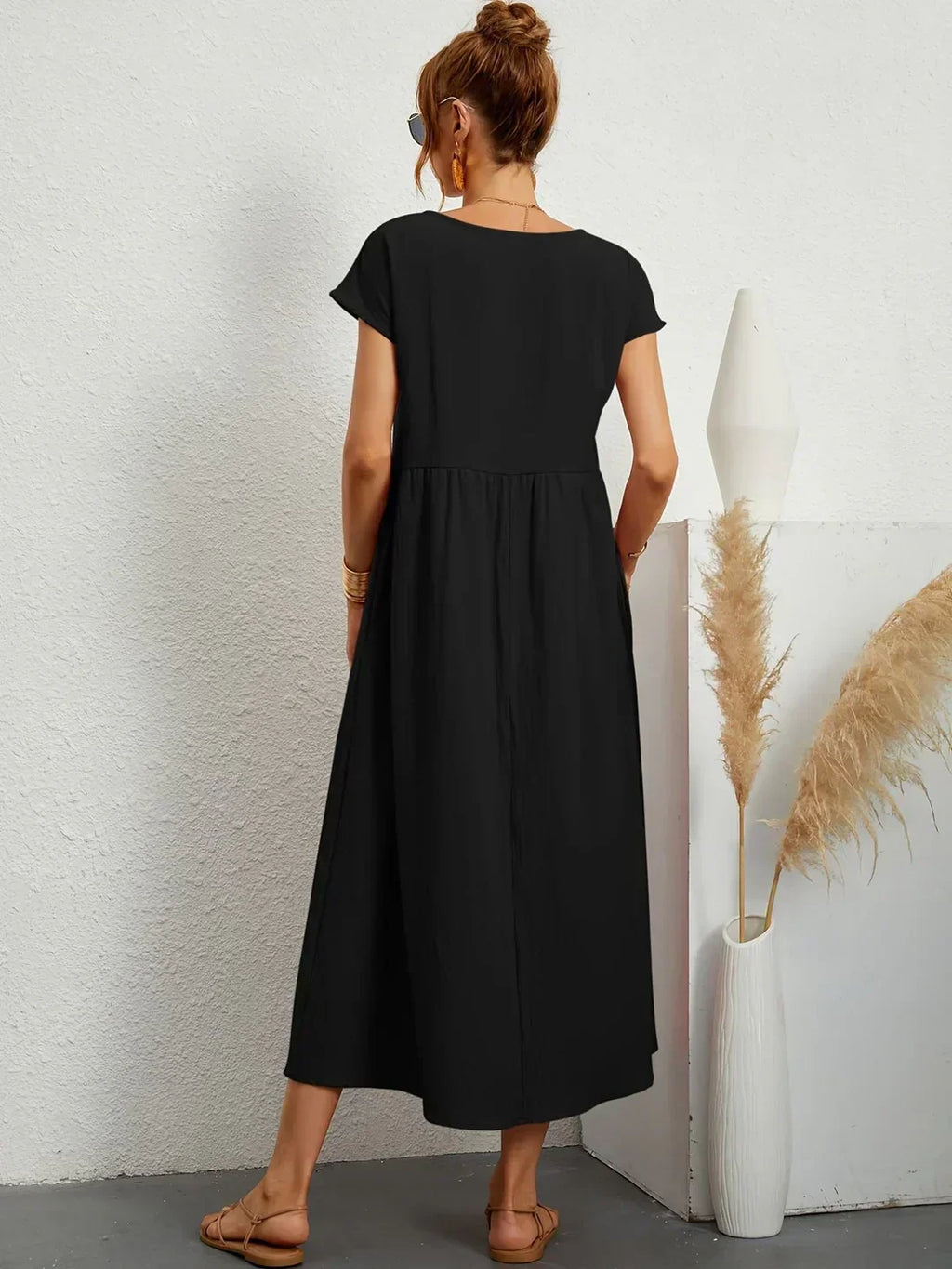 GABRIELA™ | VESTIDO MIDI FLUIDO DE ELEGANCIA ATEMPORAL