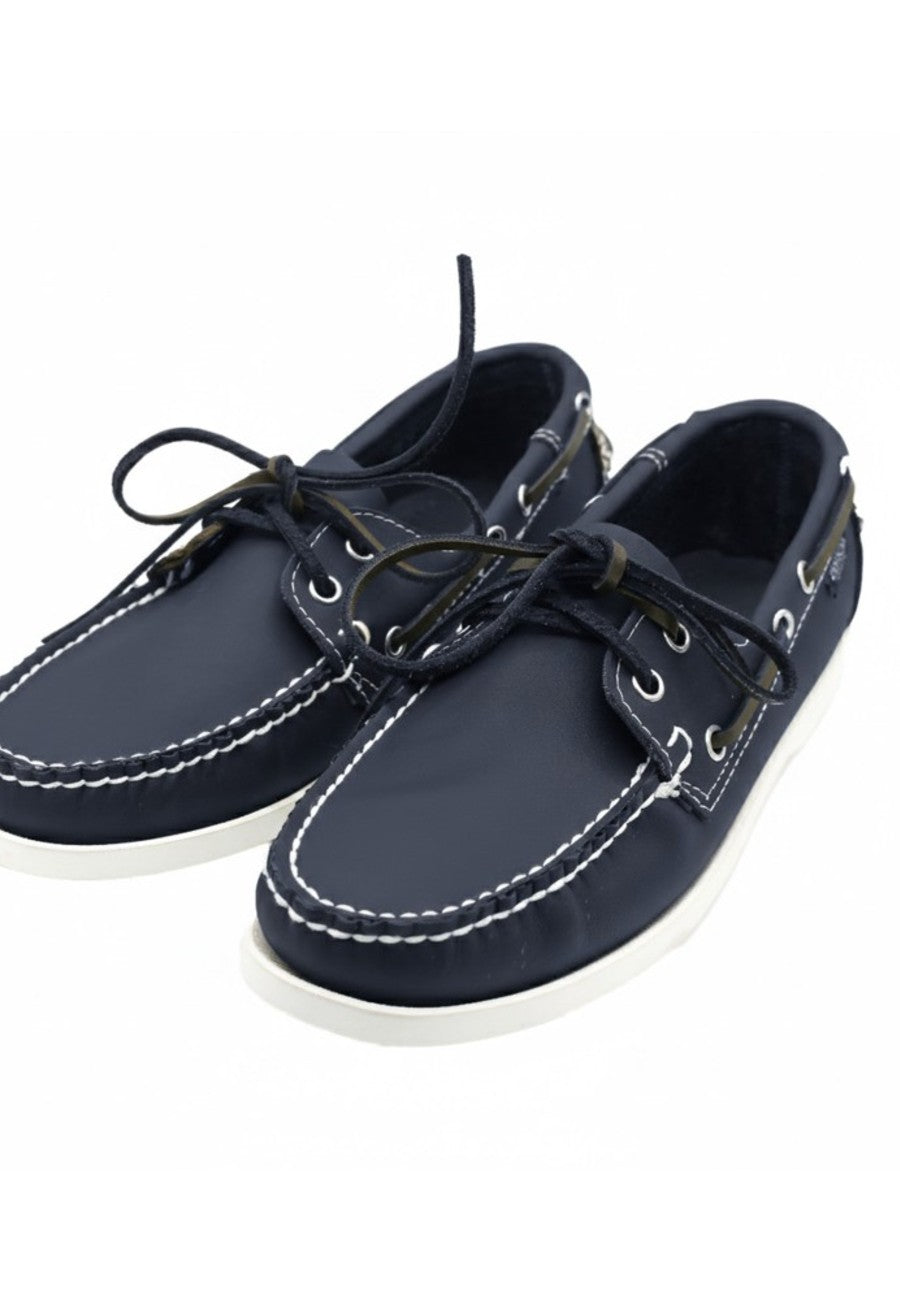 Nauticos de piel suave azules de hombre tallas de la 40 a la 47