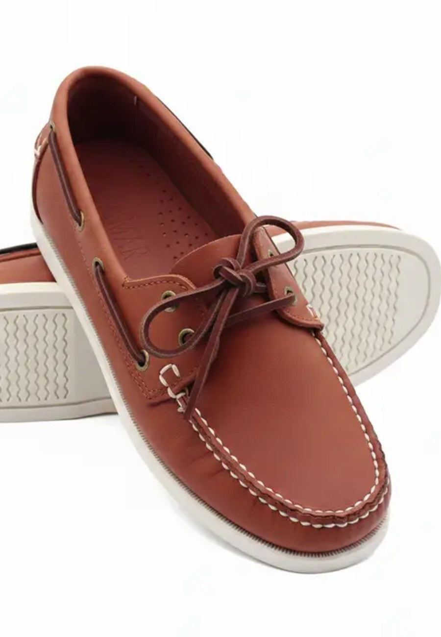 Nauticos de piel marrón de hombre tallas de la 40 a la 47