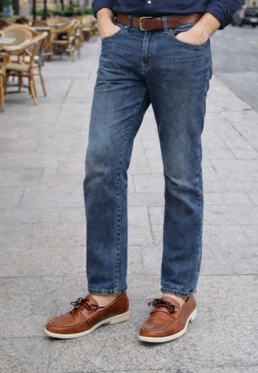 Nauticos de piel marrón de hombre tallas de la 40 a la 47