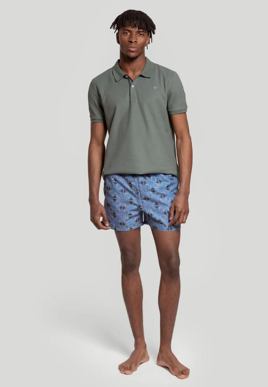 Polo piqué de hombre color Kaki