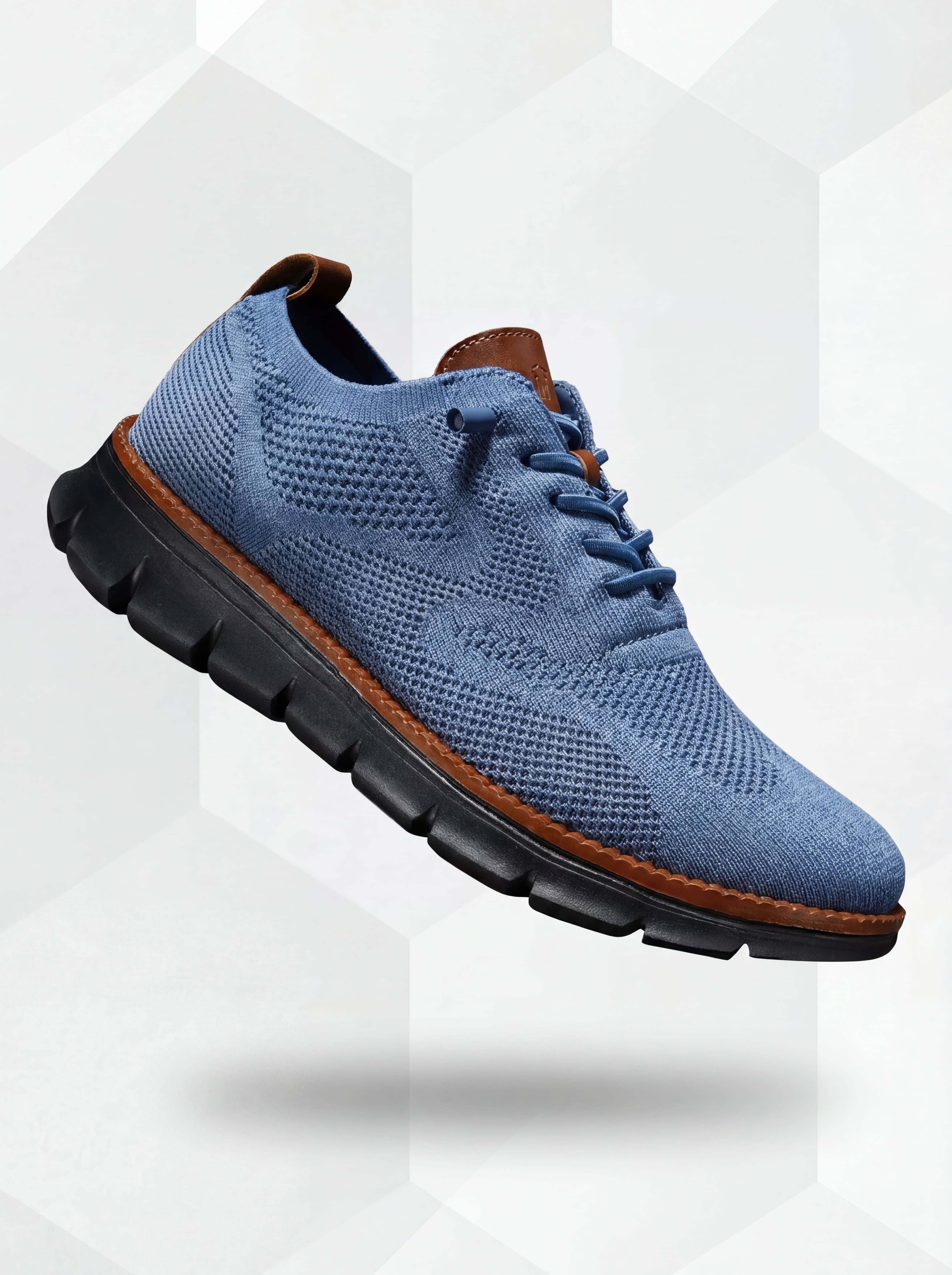 Atmungsaktive Ultracomfort-Schuhe: Blau-Schwarz
