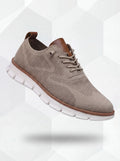 Ultracomfort Breathable Shoes: Khaki-White