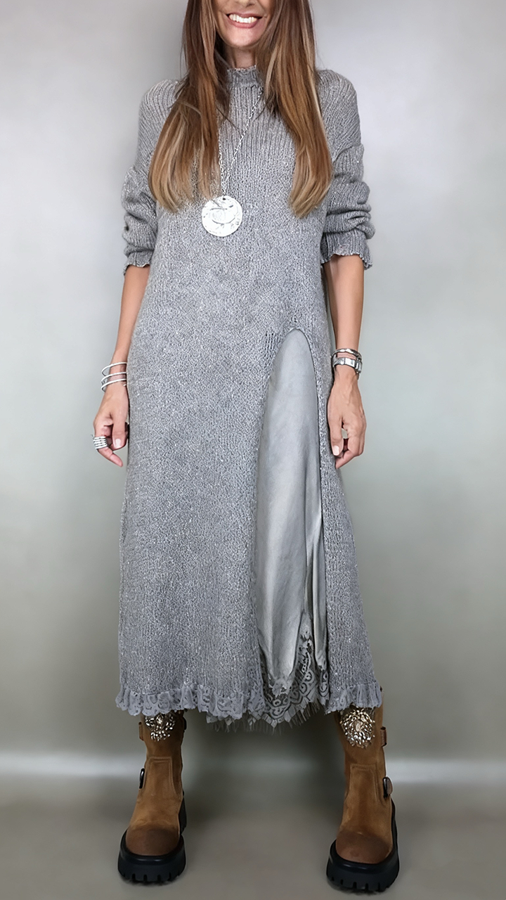 SOFÍA | KOMPLETTES UND ELEGANTES SET (LONGER PULLOVER + KLEID)