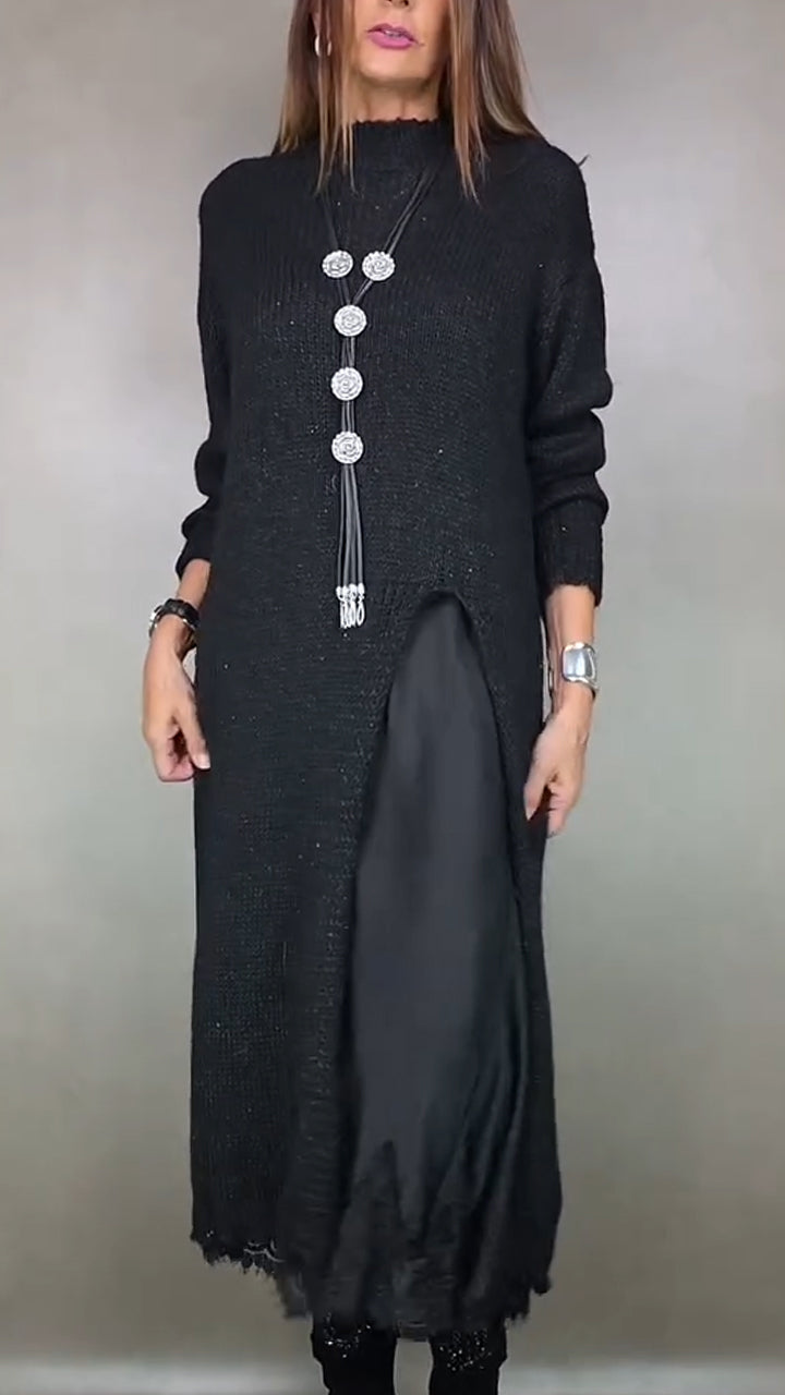 SOFÍA | KOMPLETTES UND ELEGANTES SET (LONGER PULLOVER + KLEID)