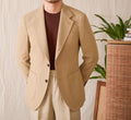 Chamarra Blazer Deportiva "Monaco" de Mezcla de Lino