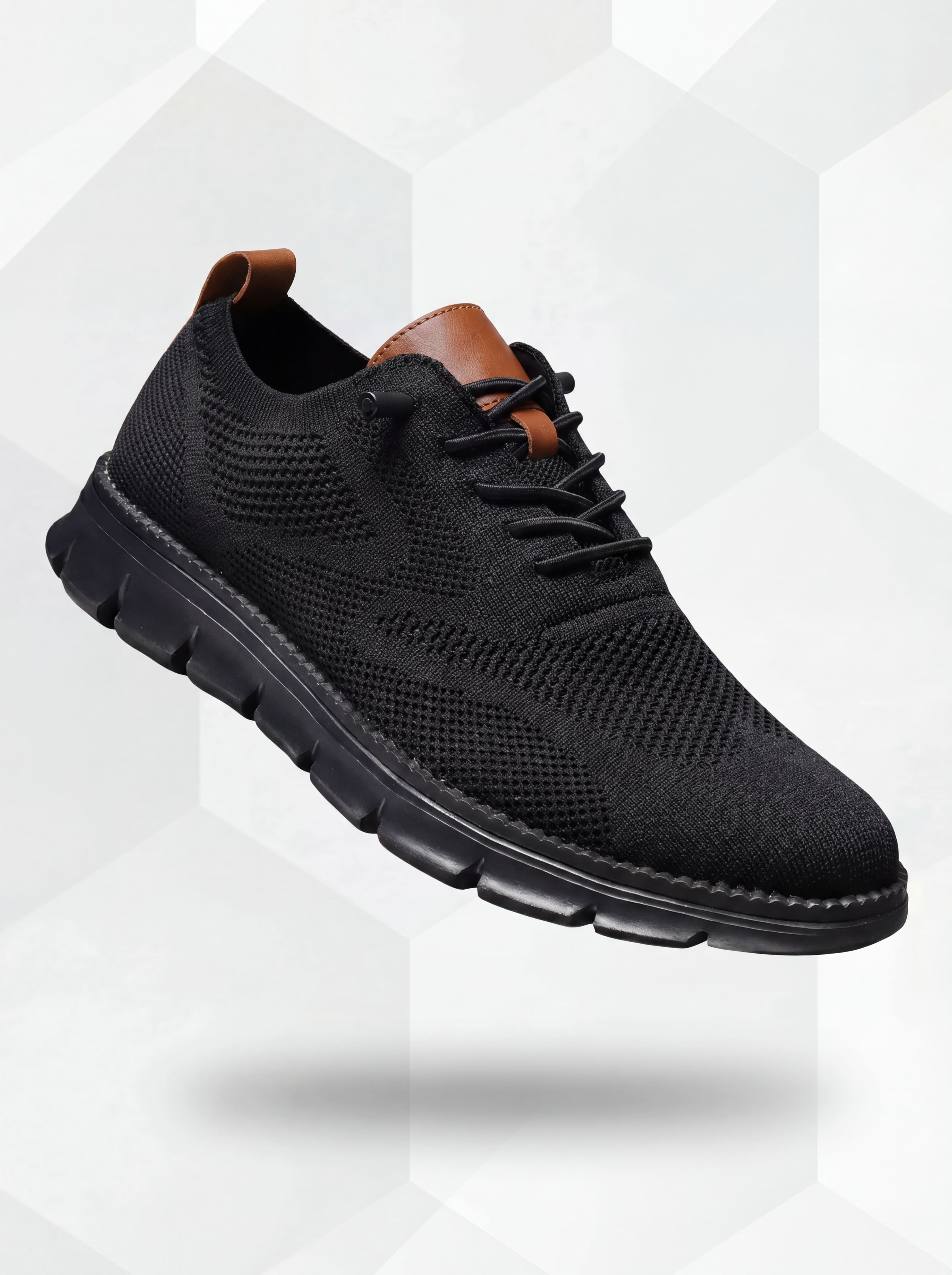 Ultraleichte atmungsaktive Schuhe: Schwarz