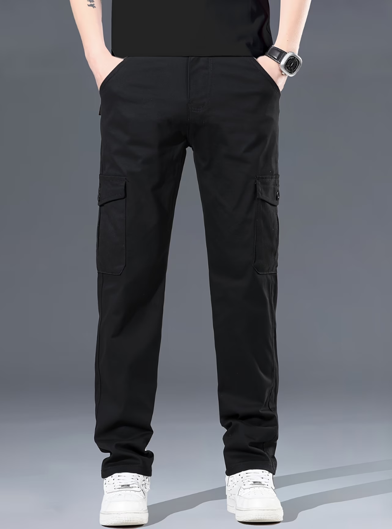 Pantalon cargo droit pour homme
