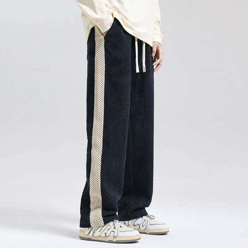 Pantalon homme texturé à cordon