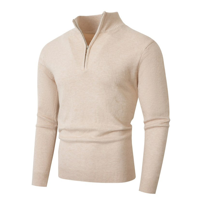 Suéter con cremallera para hombre